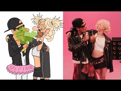 APT - Rose & Bruno Mars - APT. Funny Drawing Meme - APATEU