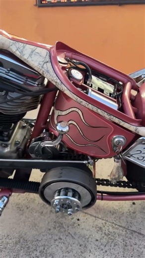 Custom Panhead Chopper details #DicEtv