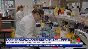 14K views · 202 reactions | A COVID vaccine created by Queensland scientists is on track to hit the market by July next year. Federal Health Minister Greg Hunt MP toured the labs today where vital work is ahead of schedule. More: https://7news.link/35sifHv #7NEWS | 7NEWS Sydney | Facebook