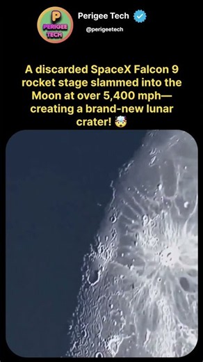 A SpaceX Falcon 9 Rocket Just Hit the Moon! 🌕🚀