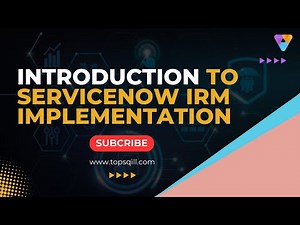Introduction | ServiceNow IRM Implementation | Topsqill #servicenow #servicenowdeveloper