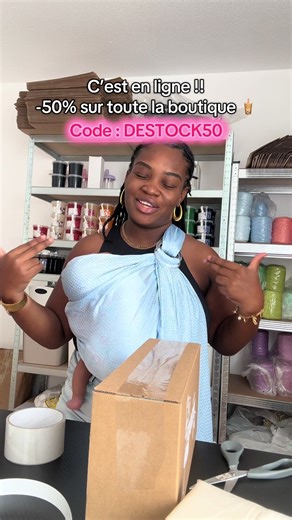 C’est en ligne code : DESTOCK50 @Boba paradise