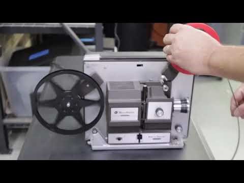 Feeding Film into Bell & Howell 8mm and Super 8mm Projectors