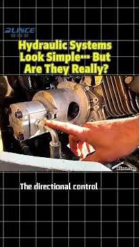 How a Hydraulic System Really Works | Components Explained #blince