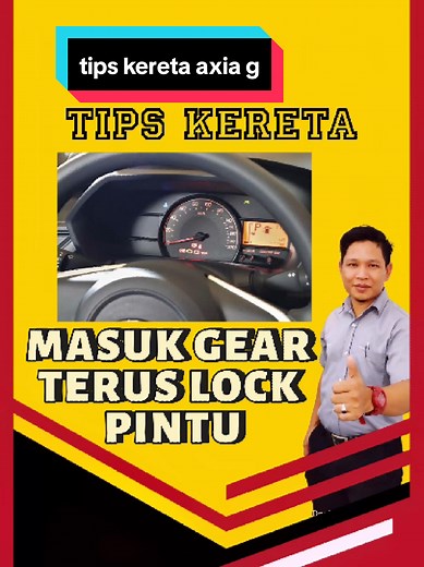Cara Setting Auto Lock Pintu Kereta Perodua Axia