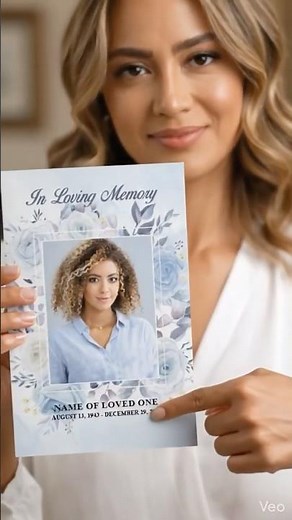 Want To Create Meaningful Funeral Programs? #funeralprogram #funeralservice