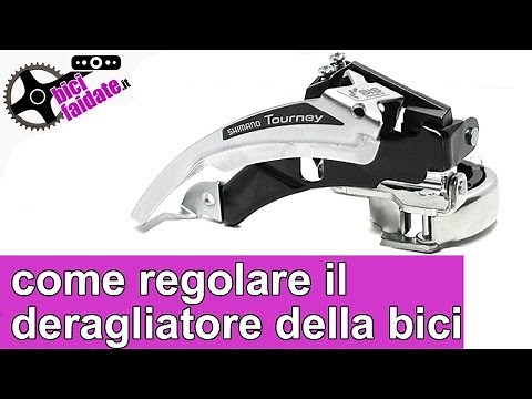Come regolare il deragliatore anteriore shimano sis bici TUTORIAL