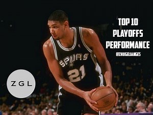Tim Duncan Top 10 Playoffs Performance of Career