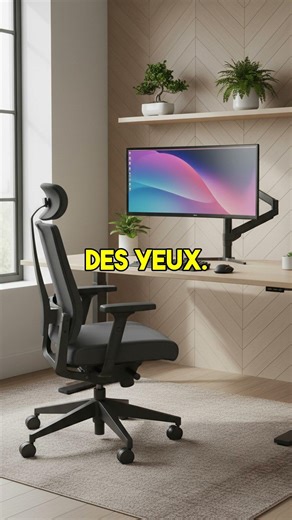 Écran trop bas : le réglage qui change tout #teletravail