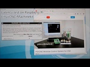 PiDiCNC - LinuxCNC/Machinekit - Latency test on Raspberry Pi 2