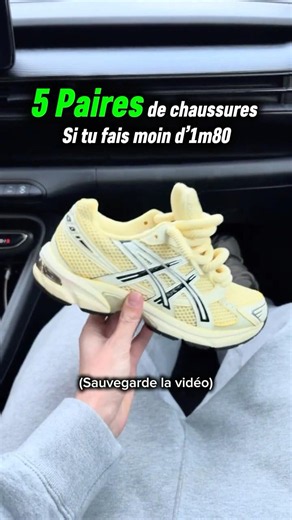 7 paires de chaussures si tu fais moins d'1m 80 en 2026 ‼️ #outfit #homme #conseils #shoes #shorts