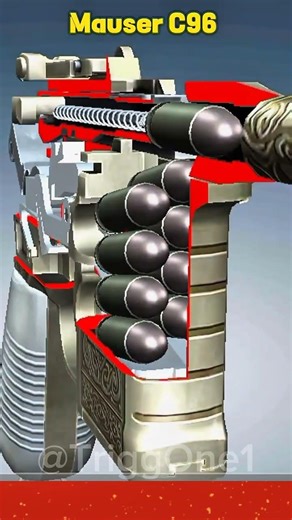 Mauser C96 “Broomhandle” 😱🔥¿La pistola MÁS icónica? | Most Legendary Pistol Ever? 🔫💯