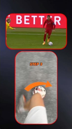 CR7☠️ STEP OVER SKILL TUTORIAL🇵🇹 #cr7 #cristiano #football #ronaldo #soccer #cristianoronaldo