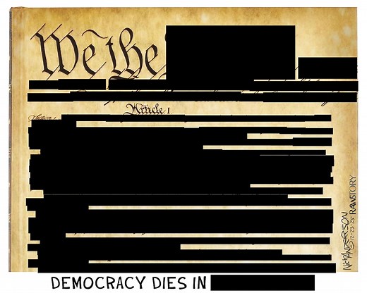 Editorial cartoons for Dec. 28, 2025: Epstein files redacted, CBS News controversy, Trump-Kennedy Center