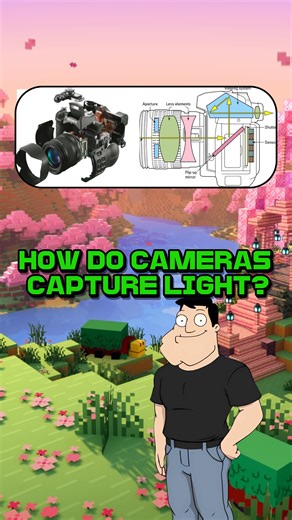 Mechanical Stan on Instagram: "Cameras capture light by focusing it onto a sensor made of millions of photodiodes. Each pixel turns photons into electrical charge, and a Bayer filter provides color information. The processor combines these signals into the final image. #BrainNourishment #MechanicalStan #StanExplains #Physics #Engineering #Cameras #Optics #sensors #ImagingTech #Photonics #birdgame #birdgame3"