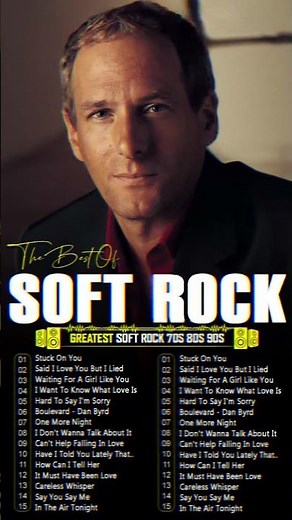 Soft Rock Songs 70s 80s 90s Full Album 📀 Michael Bolton, Rod Stewart, Phil Collins, Bee Gees, Lobo.