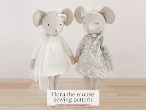 Mouse Doll Sewing Pattern PDF - Soft Toy Tutorial - Etsy