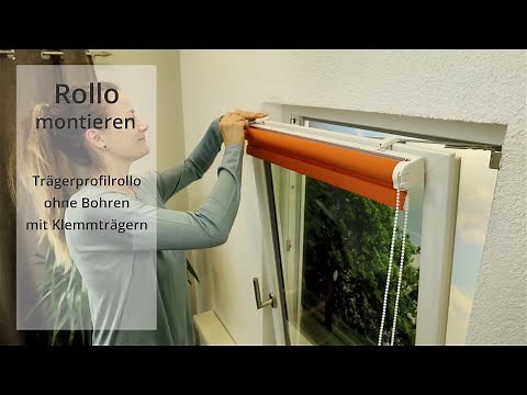 How to Install a Roller Blind Without Drilling Using Clamp Supports