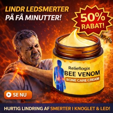 😩 Træt af at vågne stiv, have ondt efter hvert skridt eller frygte trapper? Du behøver ikke længere leve med smerter. Opdag Relieflogix™ Bee Toxin & Botulinum Ledningscreme, stolet på af tusinder til hurtig, naturlig smertelindring og langvarig ledreparation. 🌿 Støttet af videnskab og skabt til følsomme led: ✔️ Biegift Botulinum – Lindrer nervesmerter og afslapper stive muskler ✔️ Glucosamin Kondroitin – Genopbygger brusk og forbedrer mobilitet ✔️ Arnica, MSM og vitamin K2 – Reducerer inflamma