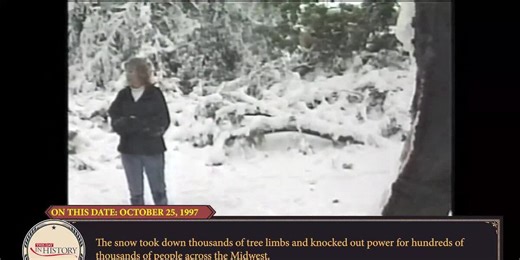This Day in History - October 25: Surprise snow storm hits Lincoln