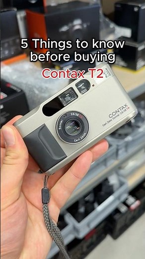 5 Things to know before buying a Contax T2 analog film camera