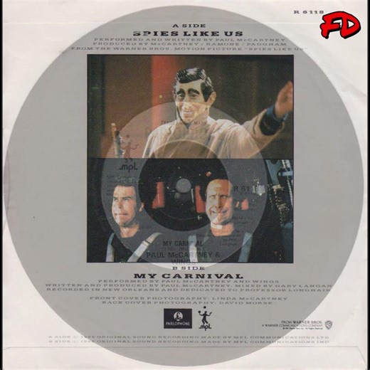 Paul McCartney – Spies Like Us (Parlophone 1985)