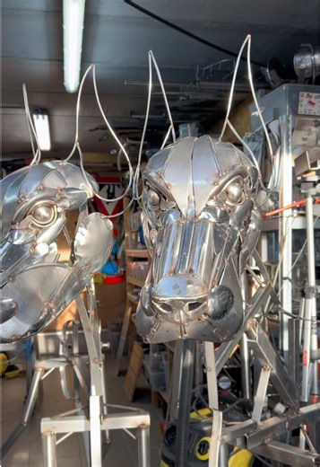 Coming soon #doberman #metalart #scrapmetalart #welding #sculpture