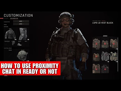 How To Use Proximity Chat In Ready Or Not | Console [Voice Chat Guide]