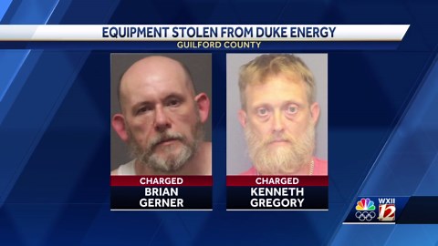 2 arrested for allegedly stealing Duke Energy equipment; causing about $1 million in damage