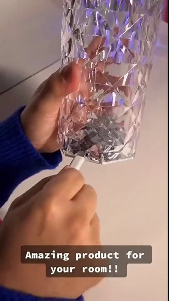 16 color rechargeable diamond crystal lamp! Buy 1 get 40% off free shipping!