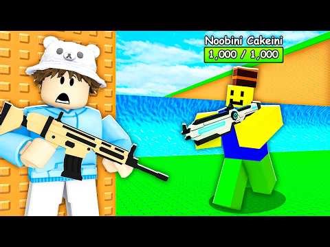 I Added GUNS To Escape Tsunami!