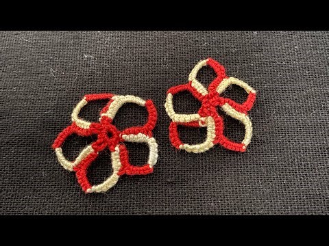 How to Tat a Pointed Flower 🌸 | Step-by-Step Tatting Pattern