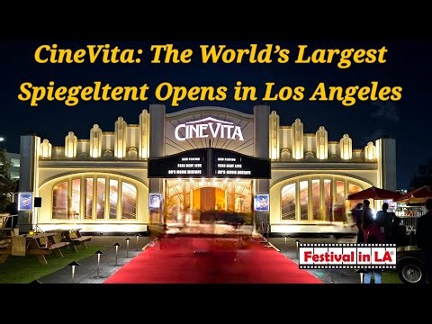 CineVita: The World’s Largest Spiegeltent Opens in Los Angeles