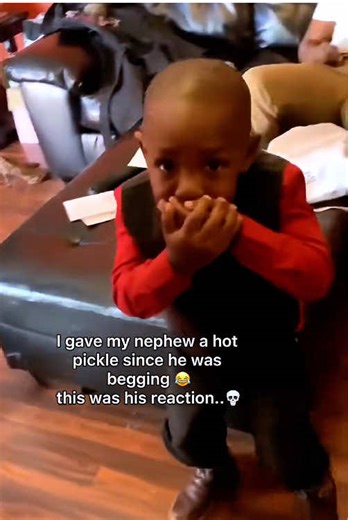 When children try spicy food for the first time...#baby #spicy #funny #cute #babiesoftiktok