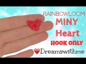 MINY heart hook only in 1 minutes ❤️