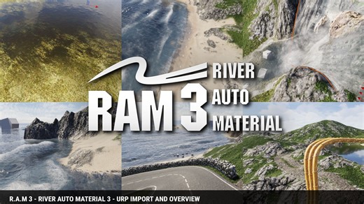 R.A.M 3 - River Auto Material 3 - URP Import and Overview