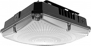 Sunco Outdoor Canopy Lights, LED Square Ceiling Exterior Carport Garage Patio Porch Light, Waterproof IP65, 60W, 8000 Lumens, 5000K Daylight, Dimmable (0-10V) ETL/DLC.