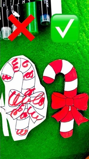 From Messy to Perfect 🎄 Candy Cane Coloring