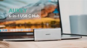 Watch AUKEY 6-in-1 USB C Hub Adapter on Amazon Live