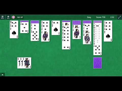 Microsoft Spider Solitaire, Easy, Fireworks Ending, Dec. 15, 2025