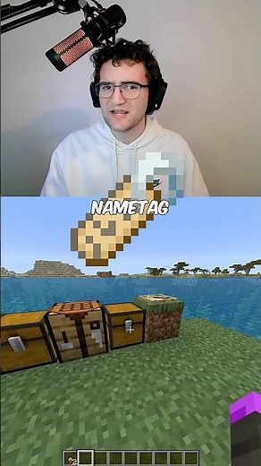 How to Craft a NAME TAG in Minecraft!