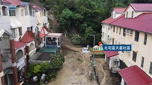 連日暴雨！ 台中大坑土石崩塌 潭子龍興巷土石阻交通