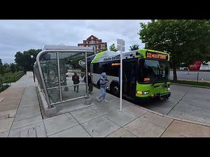 Ride On extRa in Action: 2019 Gillig LF CNG Bus at Rockville Metro Station