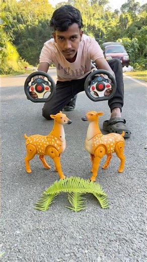 2 Two Remote Control Deer Unboxing 🦌😱 #deer