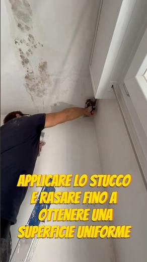Preparazione e applicazione stucco #stucco #faidate