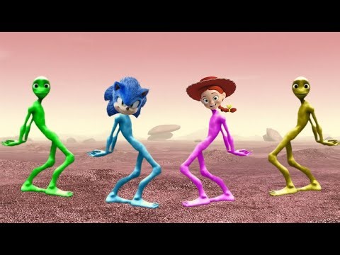 Alien dance VS Funny alien VS Dame tu cosita VS Funny alien dance VS Green alien dance VS Dance song