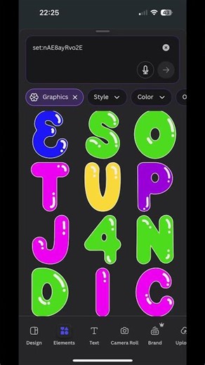 Discover amazing Bubble letter elements in #Canva #canvassador #bizdesignacademy