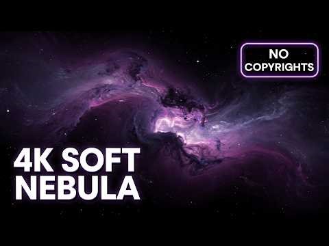 Soft Nebula Gradient Fade 4K | Minimalist Space Background Loop (No Copyright)