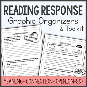 Reading Response Graphic Organizers