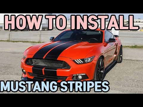 How to Install Mustang stripes
